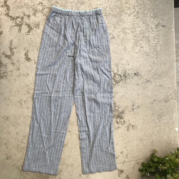 Flannel Pinstriped Lounge Pants - Picture 4 of 4